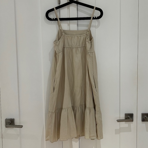 Linen Blend Camisole Dress NEW - Picture 2 of 4